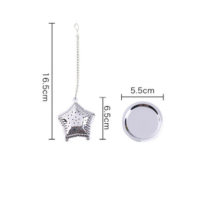 Creative Food-grade 304 nerūsējošā tērauda tējas uzliets pārnēsājams tējkanna stila tējas filtrs Karstumizturīgs tējas sietiņš filtra tējas rīks