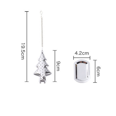 Creative Food-grade 304 nerūsējošā tērauda tējas uzliets pārnēsājams tējkanna stila tējas filtrs Karstumizturīgs tējas sietiņš filtra tējas rīks