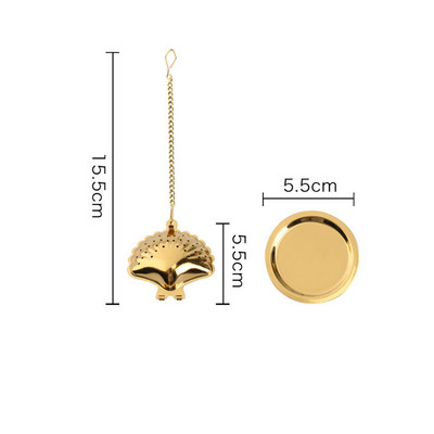 Creative Food-grade 304 nerūsējošā tērauda tējas uzliets pārnēsājams tējkanna stila tējas filtrs Karstumizturīgs tējas sietiņš filtra tējas rīks