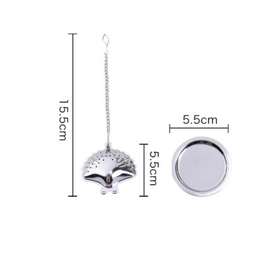 Creative Food-grade 304 nerūsējošā tērauda tējas uzliets pārnēsājams tējkanna stila tējas filtrs Karstumizturīgs tējas sietiņš filtra tējas rīks