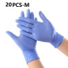 20 tk nitriilkindad ühekordsed kindad, lateksivabad majapidamislabori jaoks butüronitriilkindad kõrge elastsusega kaitsekindad