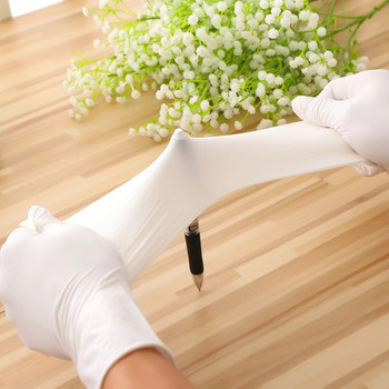20 τεμ. γάντια νιτριλίου γάντια μιας χρήσης χωρίς λατέξ για οικιακό εργαστήριο γάντια βουτυρονιτριλίου υψηλής ελαστικότητας προστατευτικά γάντια