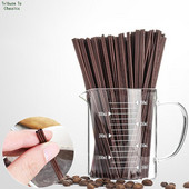 100 db műanyag szívószál gyümölcslevek bor ital kávé keverő rúd születésnapi esküvői buli ivó koktél szívószál kellékek