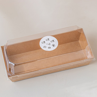 10 gab vienreizējās lietošanas iepakota pusdienu kastīte ar vāku kūku sviestmaižu kārbiņas līdzi ņemamā iepakojuma kūkas kastītes eļļas papīra turētājs