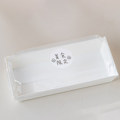 10 gab vienreizējās lietošanas iepakota pusdienu kastīte ar vāku kūku sviestmaižu kārbiņas līdzi ņemamā iepakojuma kūkas kastītes eļļas papīra turētājs