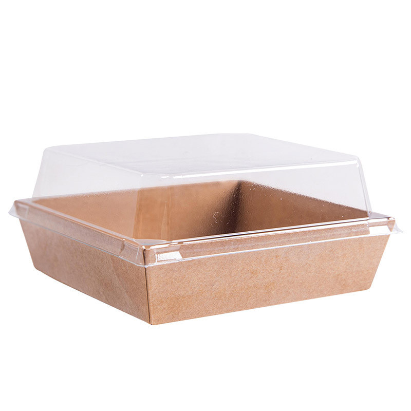 10 gab vienreizējās lietošanas iepakota pusdienu kastīte ar vāku kūku sviestmaižu kārbiņas līdzi ņemamā iepakojuma kūkas kastītes eļļas papīra turētājs