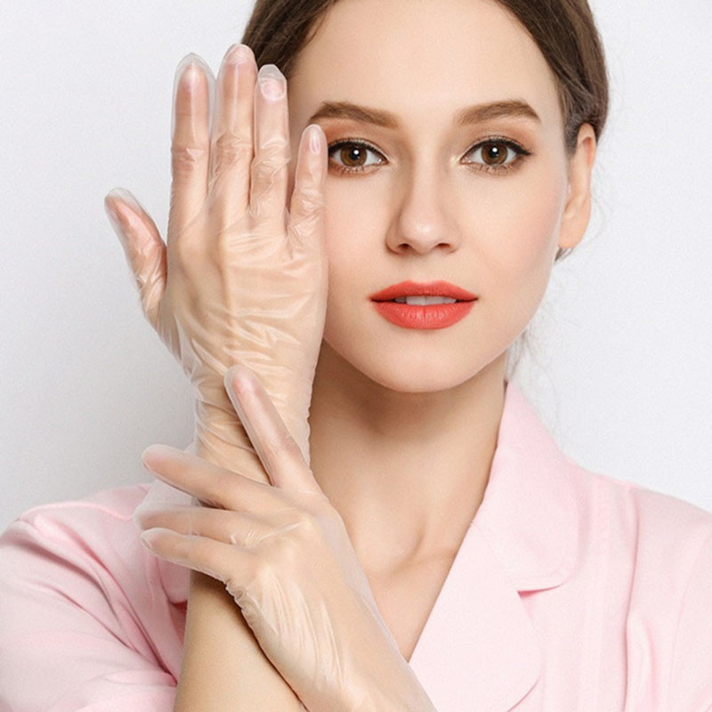 100 gabali vienreizlietojami pārtikas plastmasas cimdi Virtuves piederumi restorāna grila piederumiem