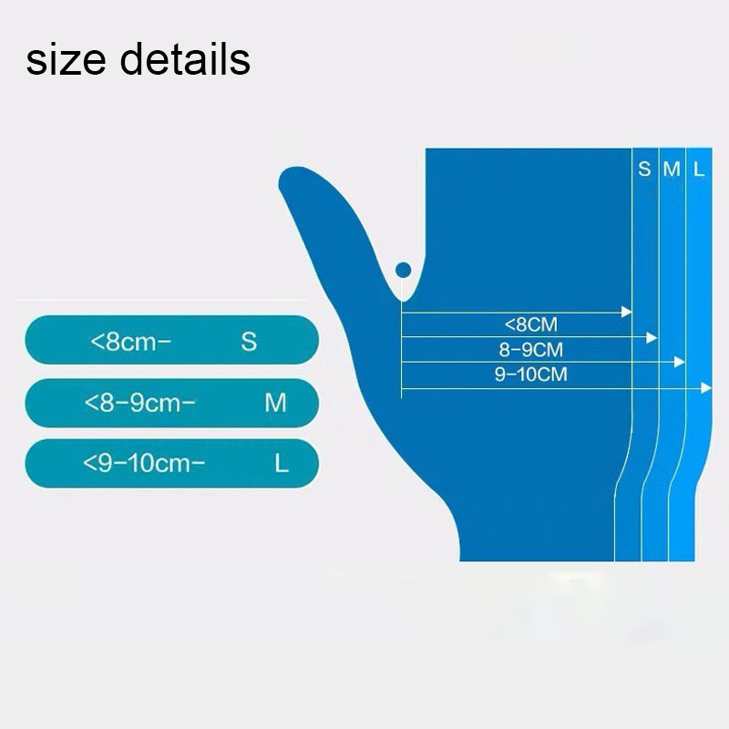 100 gabali vienreizlietojami pārtikas plastmasas cimdi Virtuves piederumi restorāna grila piederumiem