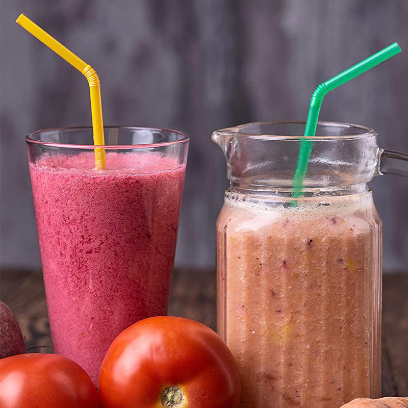 300 vnt./pak. Vienkartiniai plastikiniai gėrimo šiaudeliai Neoninės spalvos lankstomi kokteilių šiaudeliai Gimtadienio vestuvių šiaudeliai vakarėlio reikmenys