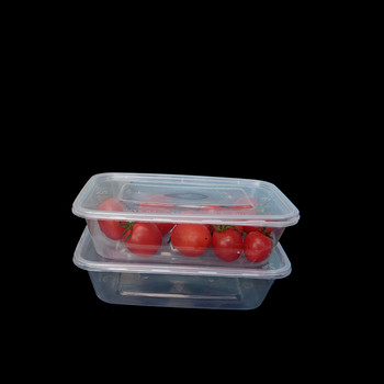 10 τμχ Διαφανές επαναχρησιμοποιούμενο Bento Box Γεύμα Αποθήκευση Τροφίμων Δοχείο φούρνου μικροκυμάτων με καπάκι Καταναλωτικό και εμπορικό