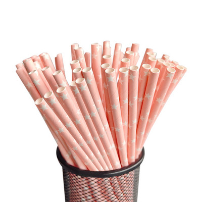 50 gab vienreizējās lietošanas krāsaina papīra salmiņu dažādi varavīksnes svītraini dzeramo salmiņi sulai, piena tēja, kokteiļu kokteiļu kokteiļi