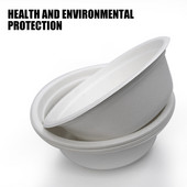 10gab Vienreizējās lietošanas zaļās papīra bļodas Netoksisks, nekaitīgs ūdensnecaurlaidīgs galda piederumi virtuves piederumi одноразовая посуда Vaisselle Jetable