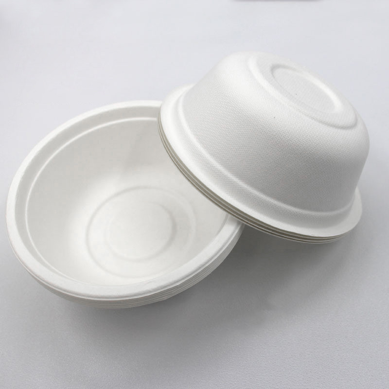 10gab Vienreizējās lietošanas zaļās papīra bļodas Netoksisks, nekaitīgs ūdensnecaurlaidīgs galda piederumi virtuves piederumi одноразовая посуда Vaisselle Jetable