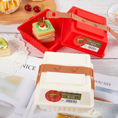 Pārnēsājama burgeru uzglabāšanas kaste Hamburgera sviestmaižu augļu pusdienu kaste ceļojumu virtuves mikroviļņu ledusskapis