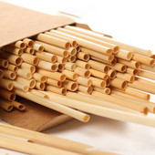 100 τμχ άχυρα σίτου μίας χρήσης Φιλικά προς το περιβάλλον φυσικά καλαμάκια πόσιμου σίτου Φορητά αξεσουάρ για πάρτι με καλαμάκια για το περιβάλλον