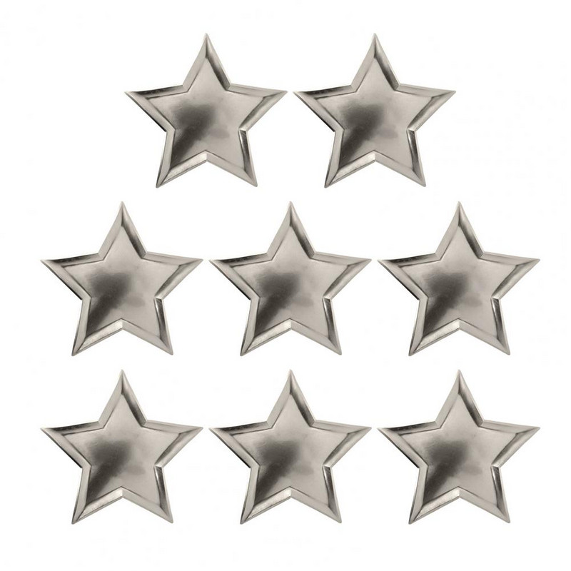 8db/szett eldobható papírtányér csillag alakú partitányérok Élénk színű étkészlet esküvői piknikhez Születésnapi platos levehető