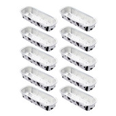 Vienreizējās lietošanas alumīnija folijas skārda kaste Kvadrātveida alumīnija folijas kārba cepšanai krāsaina skārda papīra kaste