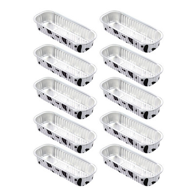 Vienreizējās lietošanas alumīnija folijas skārda kaste Kvadrātveida alumīnija folijas kārba cepšanai krāsaina skārda papīra kaste