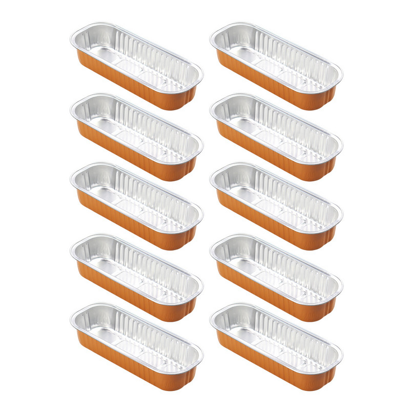 Vienreizējās lietošanas alumīnija folijas skārda kaste Kvadrātveida alumīnija folijas kārba cepšanai krāsaina skārda papīra kaste