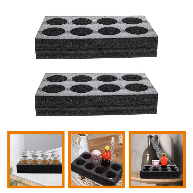 2 gab. Krūzīšu dzērienu turētājs āra dzērienu iepakošanas statīvs āra dzērienu turētājs Daudzcaurumu turētāja paliktņi