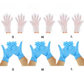 100 db Eldobható TPE kesztyű Élelmiszeripari Vendéglátás Barbecue Sűrített Olajálló Fodrász Tisztítókesztyű 2 Szín