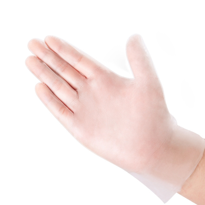 100 db Eldobható TPE kesztyű Élelmiszeripari Vendéglátás Barbecue Sűrített Olajálló Fodrász Tisztítókesztyű 2 Szín