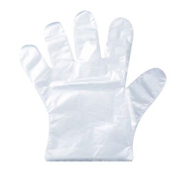 100 τμχ/Παρτίδα Καλύτερα γάντια μιας χρήσης Πλαστικά διαφανή λάδια αδιάβροχα γάντια κουζίνας Protect Γάντια οικιακής χρήσης Εργαλείο καθαρισμού