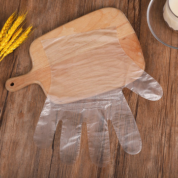 Пластмасови прозрачни ръкавици за еднократна употреба Защита на хигиената на храната Почистване Готвене Барбекю Кухненски инструменти Леки кухненски аксесоари