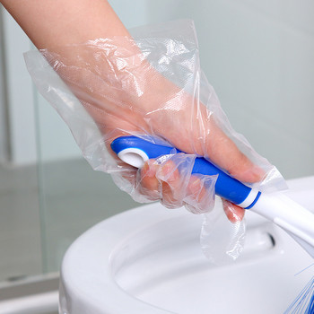 Пластмасови прозрачни ръкавици за еднократна употреба Защита на хигиената на храната Почистване Готвене Барбекю Кухненски инструменти Леки кухненски аксесоари