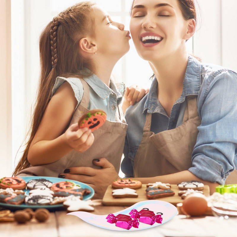 Farfurie cu fantomă Petrecere Cina Farfurii cu alimente Hârtie Halloween Tort de unică folosință Festivalul fructelor Gospodărie