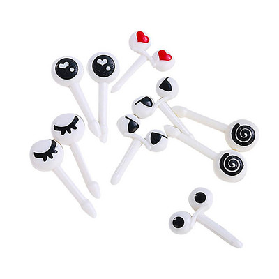 Animacinių filmų gyvūnų vaisių šakutės priešpiečių dėžutės Bento daržovių indai Vaisių šakutės dantų krapštukai stalo reikmenų dekoras