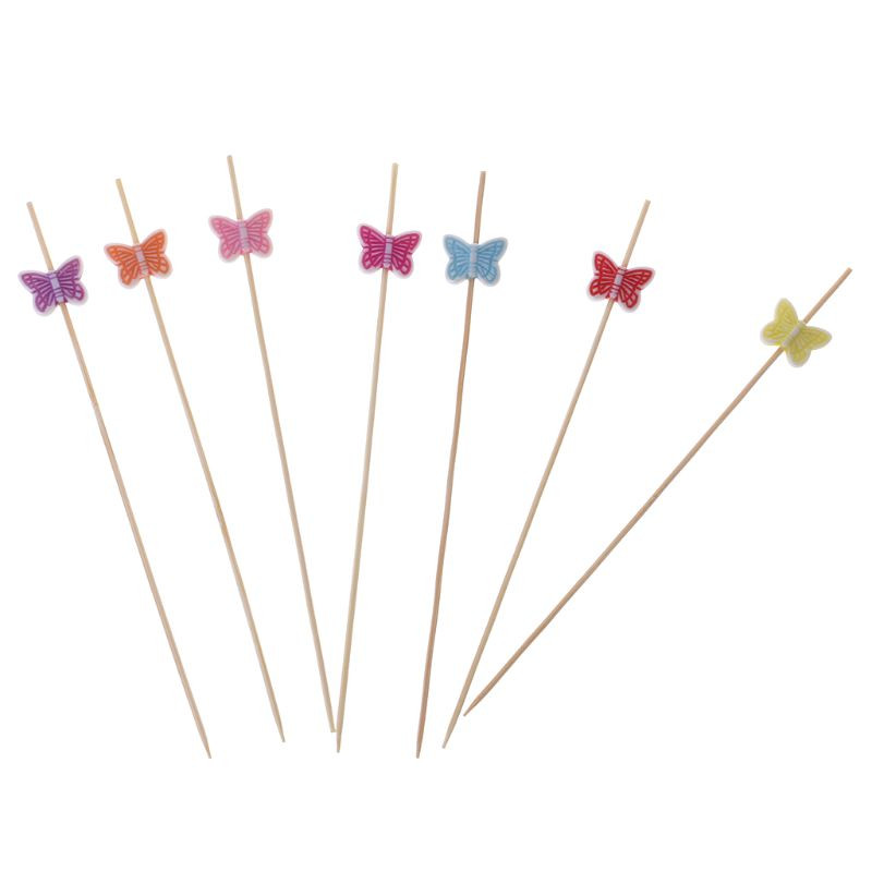 100 τμχ 12 εκ. για Επιδόρπιο Μπουφές Φρουτοσαλάτα Πιρούνι Κέικ Μάφιν