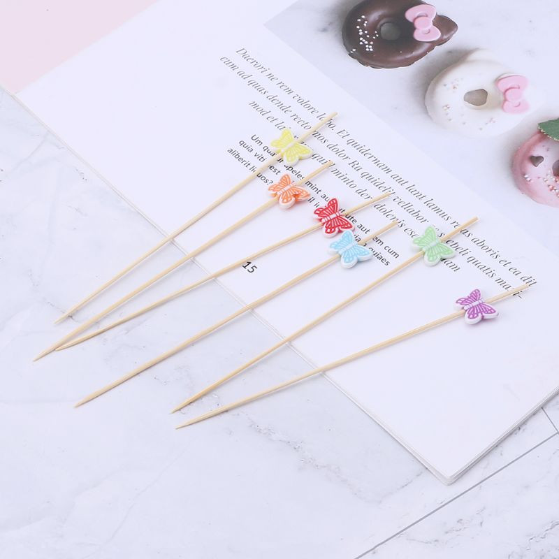 100 τμχ 12 εκ. για Επιδόρπιο Μπουφές Φρουτοσαλάτα Πιρούνι Κέικ Μάφιν