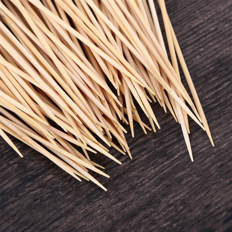 100 vnt. 12 cm kokteilių krapštukai Kūrybiški rankų darbo apvalūs karoliukai Užkandžių krapštukai Vaisiai dantų krapštukai Vestuvių reikmenys