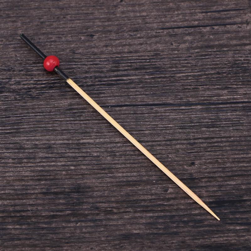 100 vnt. 12 cm kokteilių krapštukai Kūrybiški rankų darbo apvalūs karoliukai Užkandžių krapštukai Vaisiai dantų krapštukai Vestuvių reikmenys