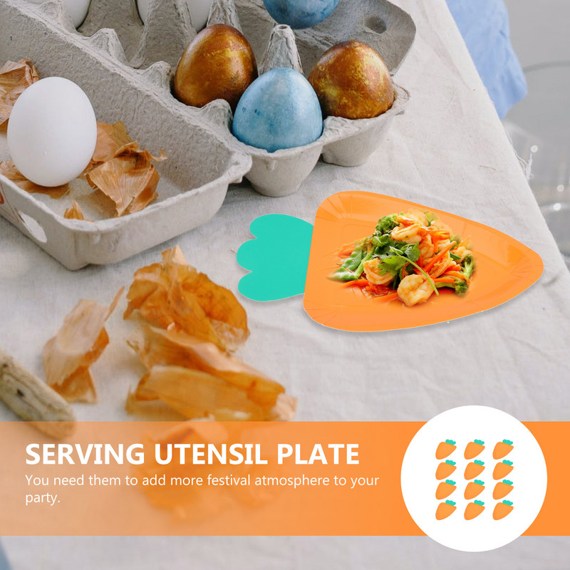 Burkānu papīra šķīvju festivāls Augļu ballīšu aksesuāri Ērti vakariņas Ēdienu šķīvju kūka