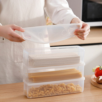 Δοχείο μακαρονάδας με μακαρόνια κουζίνας Κουτί αποθήκευσης δημητριακών οικιακής χρήσης με κάλυμμα Κουτί σπαγγέτι Δοχείο τροφίμων κουζίνας