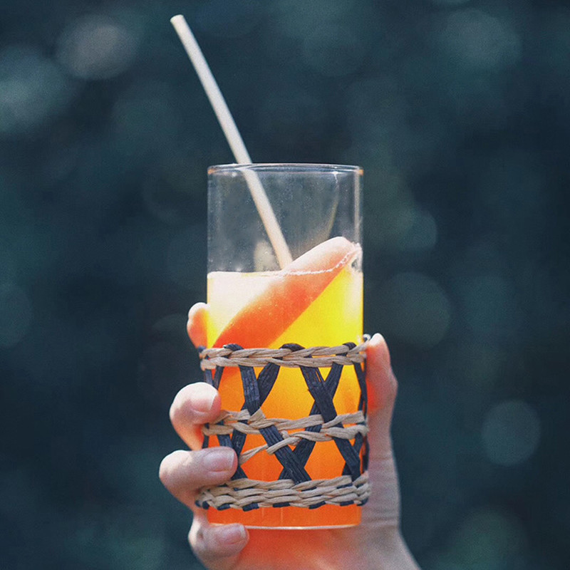 100db eldobható búzaszalma környezetbarát természetes búza szívószálak hordozható környezetbarát szívószálak parti bár tartozékok