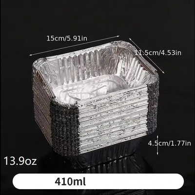 Gaļas kukulītis Vienreizējās lietošanas folija Cepšanai Cepšanai Ēdienu trauki Gatavošanas trauki Uzglabāšana Alumīnija maizes pannas Kūkas pannai līdzņemšanai folijas trauks