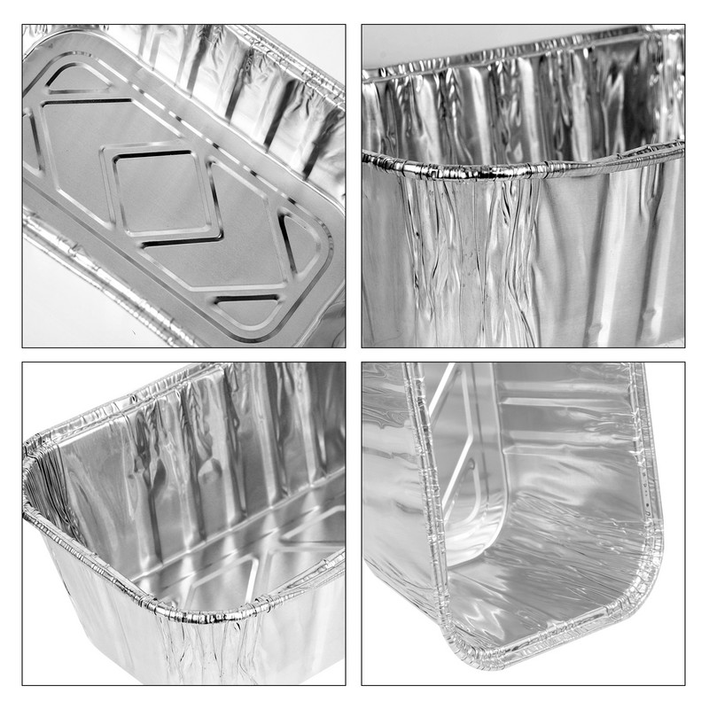 Skārda kaste bārbekjū pārtikas trauki mājsaimniecības grila piederumi folijas kastes piederumi