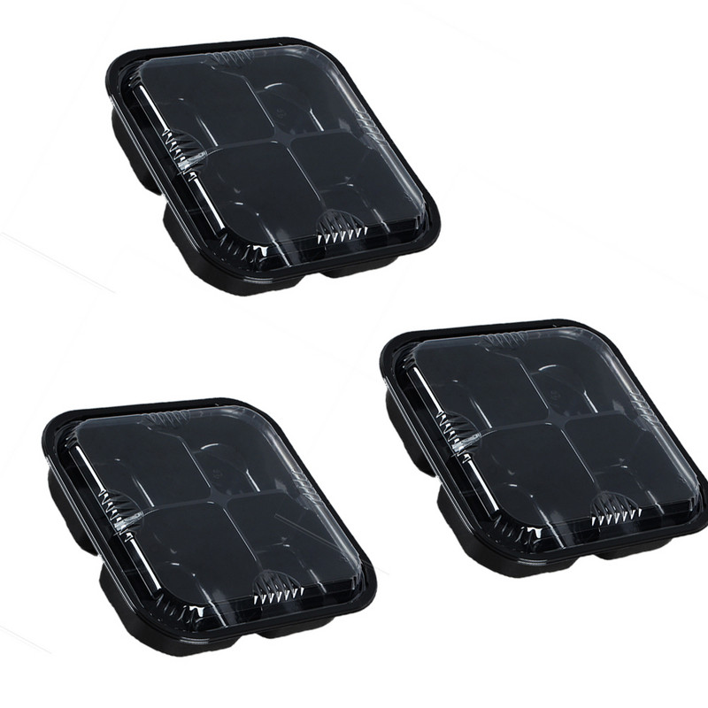 5 buc. Recipiente pentru pregătirea mesei cu capac Recipiente de depozitare pentru prăjituri Cutie de depozitare pentru fructe Cutie Bento pentru Deserturi Fructe