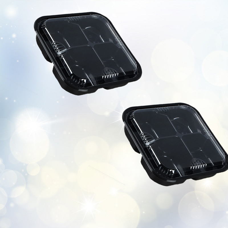 5 buc. Recipiente pentru pregătirea mesei cu capac Recipiente de depozitare pentru prăjituri Cutie de depozitare pentru fructe Cutie Bento pentru Deserturi Fructe