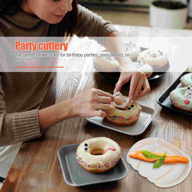 Χάρτινη παλέτα κολοκύθας Halloween Σχήμα πιάτου θήκης δοχείων τροφίμων