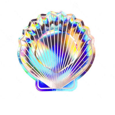 8Gb vienreizējās lietošanas viesību paplāte Ziemassvētku Jaungada lāzera apvalka formas vakariņu šķīvis grila ballītes dekorēšana mājām