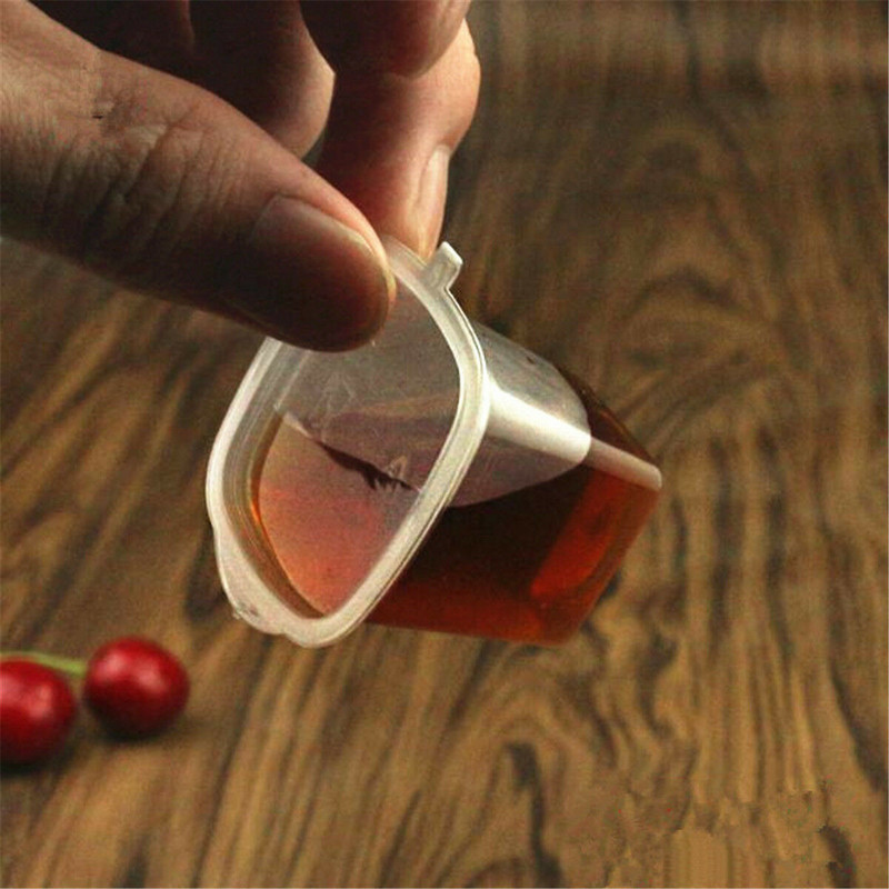 10 X vienreizējās lietošanas salātu mērces uzglabāšanas kastes konteiners ar vākiem 30/50/90 ml 3 forma