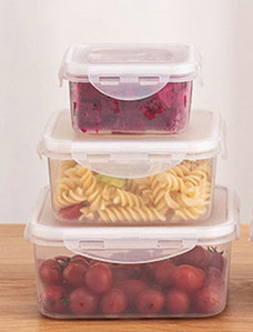 3db kültéri ebéddoboz élelmiszertároló konténer eldobható gyorsétterem csomagoló doboz kerek téglalap alakú doboz hordozható piknik kemping