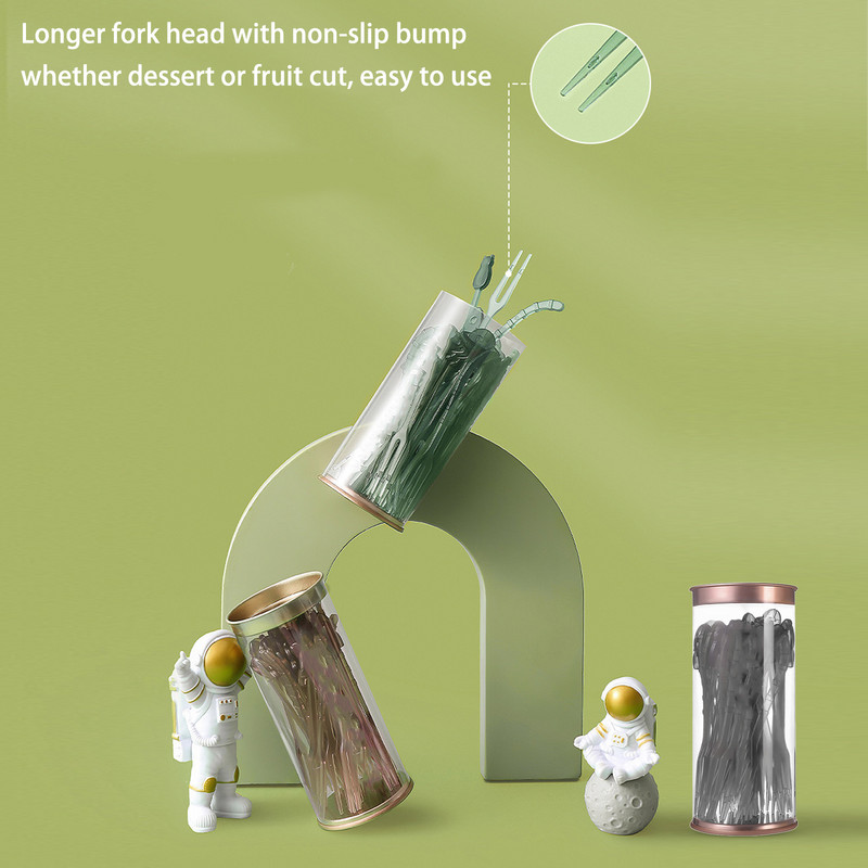 Bērnu augļu cērtes pusdienu kastītei Dekoratīvie pārtikas cērti bērniem Karikatūras atkārtoti lietojami augļu cērmes ar uzglabāšanas burciņām bērniem