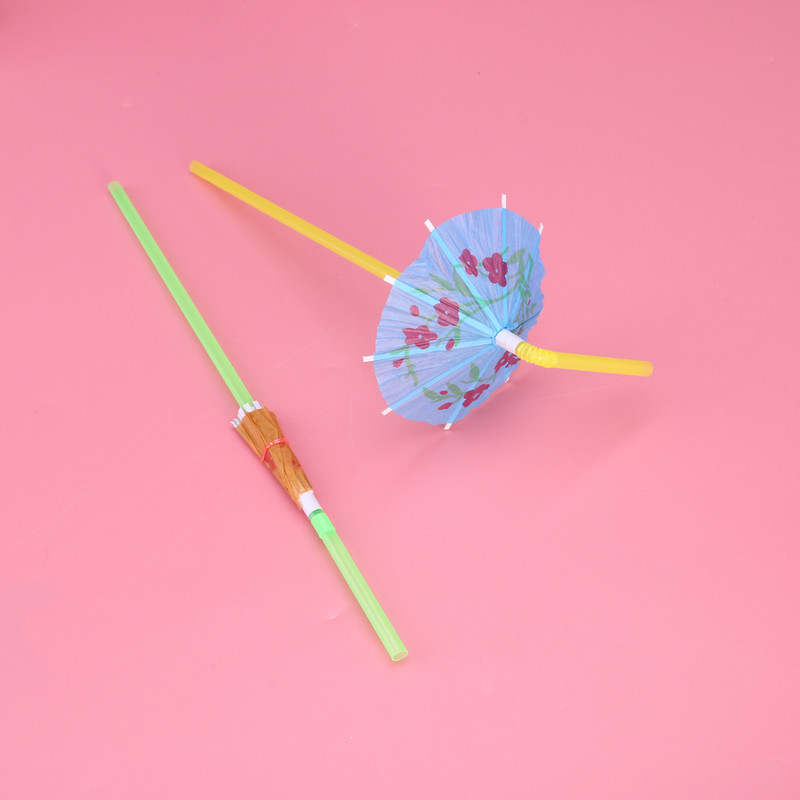 20 gab. Augļu dekors Havaju salas Dekoratīvie salmiņi Dzeramais Luau Ballīšu piederumi Rotā Havaju kokteiļu aksesuāri