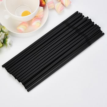 100 τεμ. 24 εκατοστών Milk Tea Long Flexible Drinking Straws Wedding Party Flexible Πλαστικό Καλαμάκι μιας χρήσης Suministros Para Fiestas