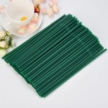 100 τεμ. 24 εκατοστών Milk Tea Long Flexible Drinking Straws Wedding Party Flexible Πλαστικό Καλαμάκι μιας χρήσης Suministros Para Fiestas